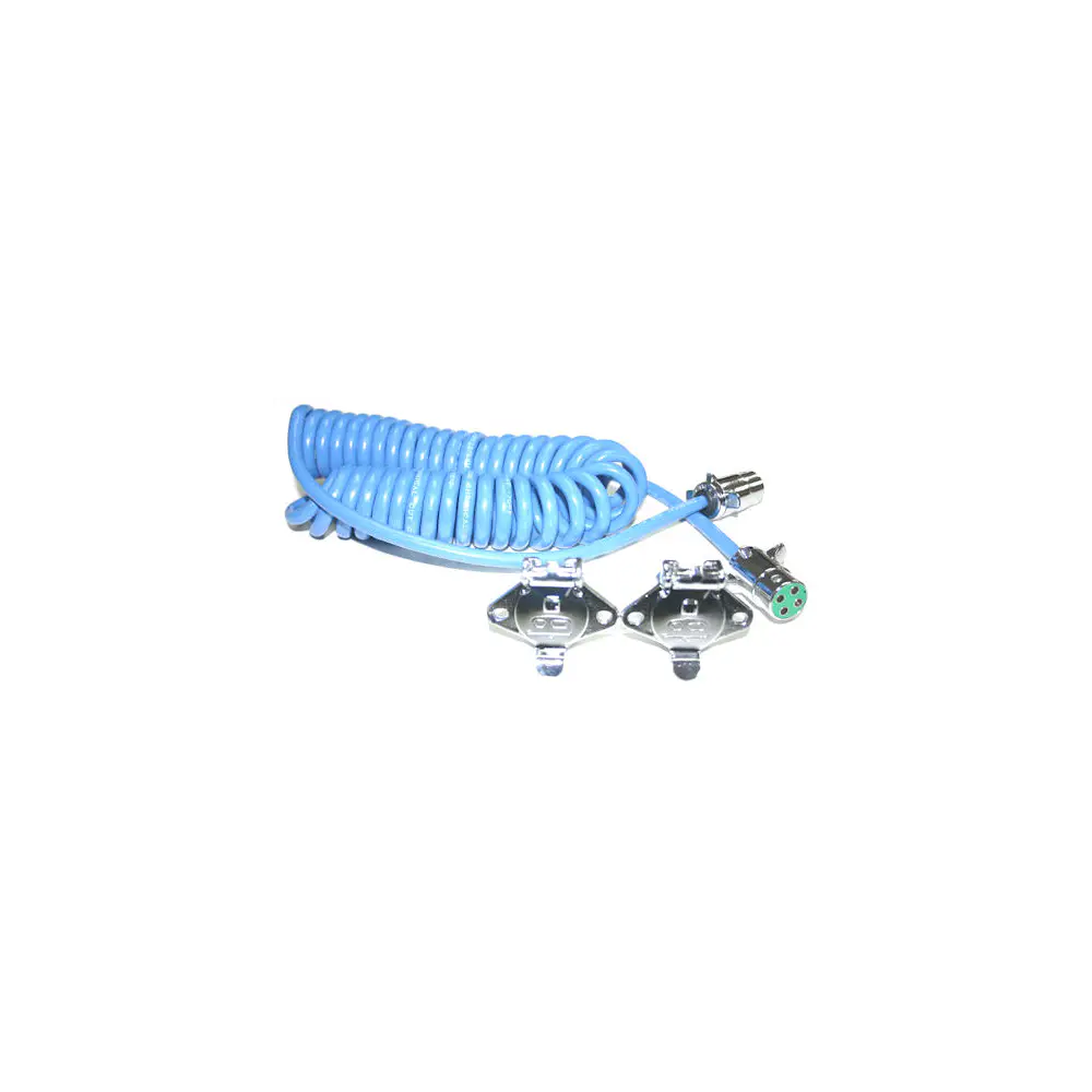 Motorhome Wiring - 4 Way Auxilary Coiled Light Cable - 9523004